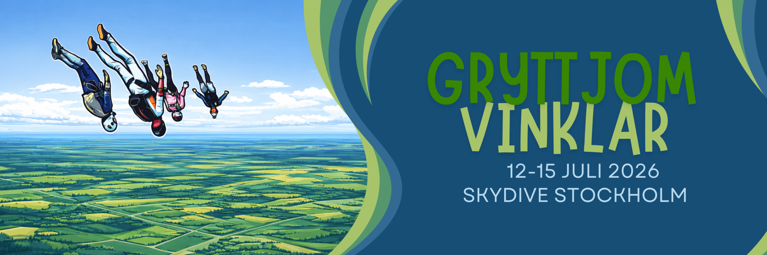 Gryttjom Vinklar 2026 - Skydive Stockholm